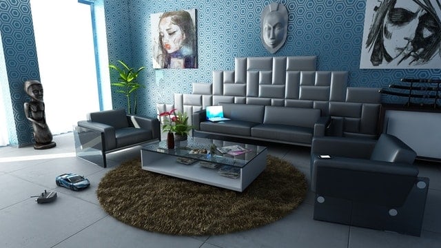 Dark gary colour Sofa Design